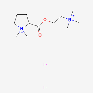molecular formula C12H26I2N2O2 B1683229 Trepirium iodide CAS No. 1018-34-4