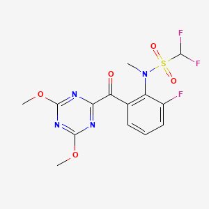 molecular formula C14H13F3N4O5S B1683233 Triafamone CAS No. 874195-61-6