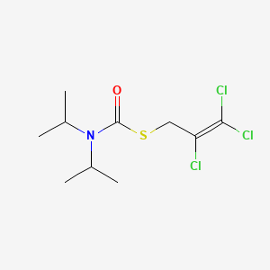 molecular formula C10H16Cl3NOS<br>((CH3)2CH)2NCOSCH2CCl=CCl2<br>C10H16Cl3NOS B1683234 Triallat CAS No. 2303-17-5