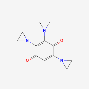 molecular formula C12H13N3O2 B1683235 Triaziquone CAS No. 68-76-8