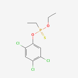 molecular formula C10H12Cl3O2PS B1683238 Trichloronat CAS No. 327-98-0