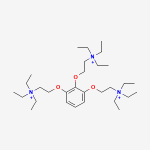 molecular formula C30H60N3O3+3 B1683239 Flaxedil CAS No. 7006-17-9