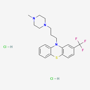 molecular formula C21H26Cl2F3N3S B1683243 Trifluoperazine Hydrochloride CAS No. 440-17-5