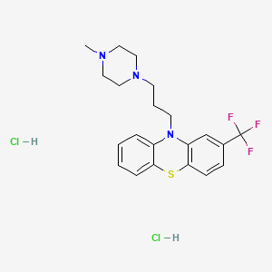 molecular formula C21H26Cl2F3N3S B1683243 盐酸三氟拉嗪 CAS No. 440-17-5