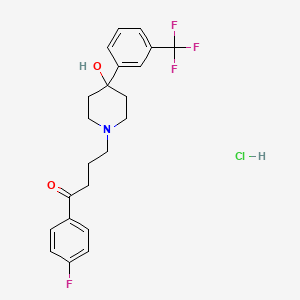 molecular formula C22H24ClF4NO2 B1683244 Trifluperidol hydrochloride CAS No. 2062-77-3
