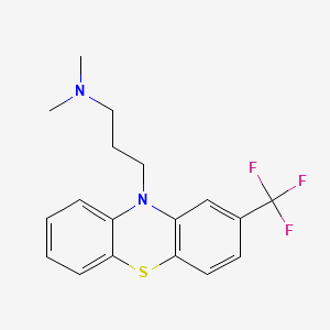 molecular formula C18H19F3N2S B1683245 Triflupromazine CAS No. 146-54-3