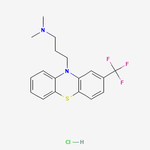 N,N-Dimethyl-3-[2-(trifluoromethyl)-10H-phenothiazin-10-yl]propan-1-amine hydrochloride