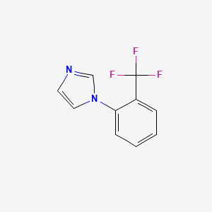 molecular formula C10H7F3N2 B1683252 1-(2-三氟甲基苯基)咪唑 CAS No. 25371-96-4