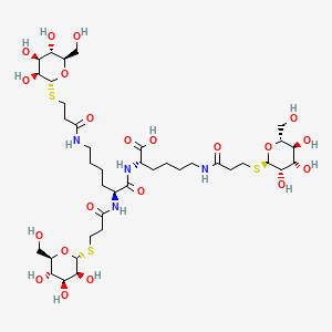 molecular formula C39H68N4O21S3 B1683253 Trimannosyldilysine CAS No. 79390-81-1