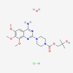 molecular formula C20H32ClN5O7 B1683254 Trimazosin hydrochloride CAS No. 53746-46-6