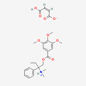 molecular formula C26H33NO9 B1683255 Trimebutine maleate CAS No. 34140-59-5