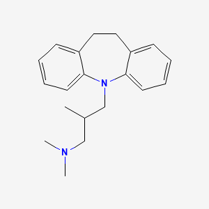 molecular formula C20H26N2 B1683260 Trimipramine CAS No. 739-71-9