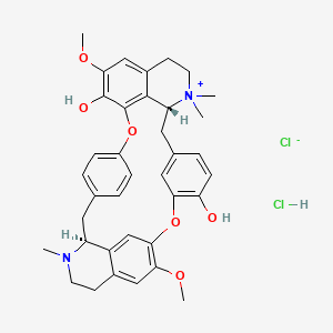 molecular formula C37H42Cl2N2O6 B1683276 Tubocurarine chloride CAS No. 57-94-3