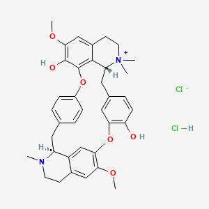 molecular formula C37H42Cl2N2O6 B1683276 Tubadil CAS No. 57-94-3