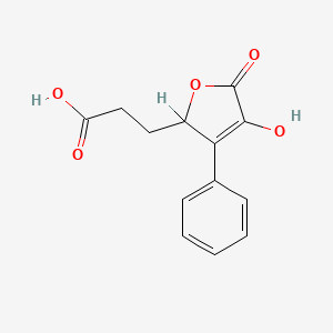 molecular formula C13H12O5 B1683303 WF-3681 CAS No. 105364-56-5