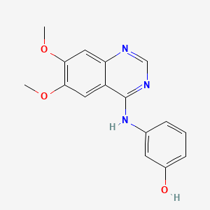 molecular formula C16H15N3O3 B1683306 WHI-P180 CAS No. 211555-08-7