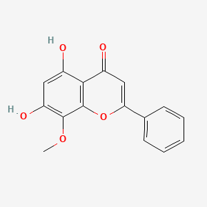 molecular formula C16H12O5 B1683318 Wogonin CAS No. 632-85-9