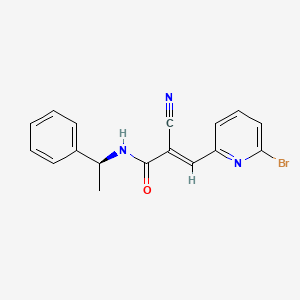 molecular formula C17H14BrN3O B1683322 WP1066 CAS No. 857064-38-1