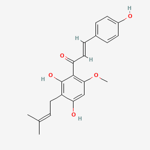 molecular formula C21H22O5 B1683332 Xanthohumol CAS No. 6754-58-1