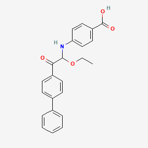 molecular formula C23H21NO4 B1683335 Xenalamine CAS No. 1174-11-4