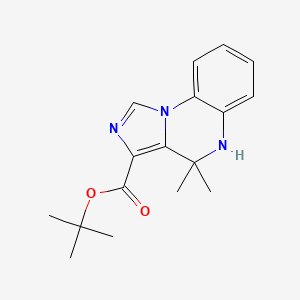 tert-butyl 4,4-dimethyl-5H-imidazo[1,5-a]quinoxaline-3-carboxylate