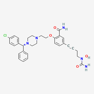 molecular formula C31H34ClN5O4 B1683355 UCB-35440 CAS No. 299460-62-1