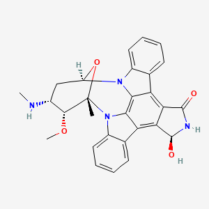 18-Hydroxy-3-methoxy-2-methyl-4-(methylamino)-29-oxa-1,7,17-triazaoctacyclo[12.12.2.12,6.07,28.08,13.015,19.020,27.021,26]nonacosa-8,10,12,14,19,21,23,25,27-nonaen-16-one