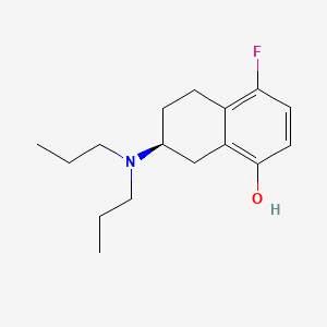 molecular formula C16H24FNO B1683370 7-(dipropylamino)-4-fluoro-5,6,7,8-tetrahydronaphthalen-1-ol CAS No. 127126-21-0