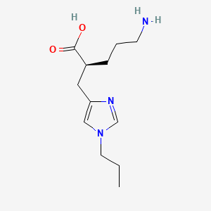 (2s)-5-Amino-2-[(1-Propyl-1h-Imidazol-4-Yl)methyl]pentanoic Acid