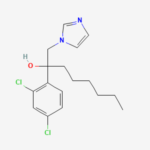 2-(2,4-Dichlorophenyl)-1-imidazol-1-yloctan-2-ol