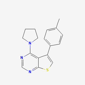 molecular formula C17H17N3S B1683394 UMK57 CAS No. 342595-74-8