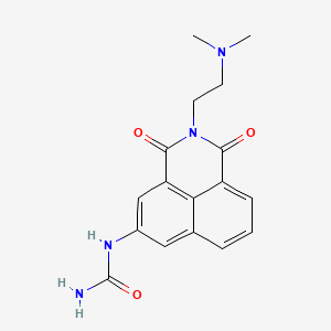 molecular formula C17H18N4O3 B1683395 UNBS5162 CAS No. 956590-23-1