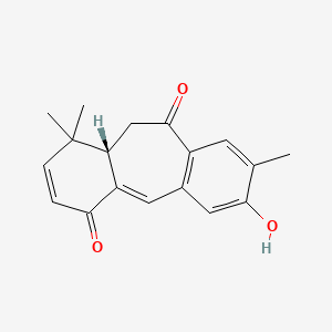 molecular formula C24H35NO4S B1683408 Xochitloldione CAS No. 140670-90-2