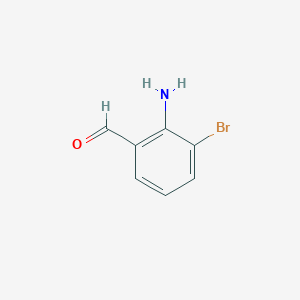 molecular formula C7H6BrNO B168341 2-Amino-3-bromobenzaldehyde CAS No. 145123-24-6