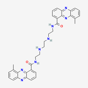 molecular formula C34H34N8O2 B1683411 XR5944 CAS No. 343247-32-5