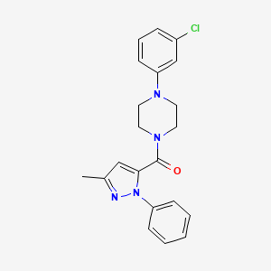 molecular formula C21H21ClN4O B1683416 Xrp44X CAS No. 729605-21-4