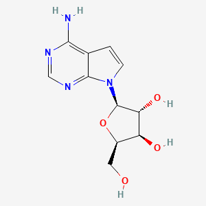 molecular formula C11H14N4O4 B1683428 Xylotubercidin CAS No. 64526-29-0