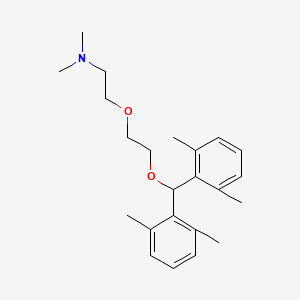 molecular formula C23H33NO2 B1683429 Xyloxemine CAS No. 1600-19-7