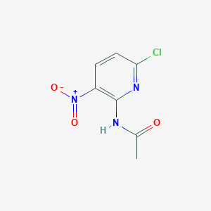 molecular formula C7H6ClN3O3 B168343 N-(6-chloro-3-nitropyridin-2-yl)acetamide CAS No. 139086-97-8