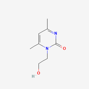 2(1H)-Pyrimidinone, 1-(2-hydroxyethyl)-4,6-dimethyl-