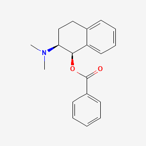 molecular formula C19H21NO2 B1683446 [(1R,2S)-2-(dimethylamino)-1,2,3,4-tetrahydronaphthalen-1-yl] benzoate CAS No. 60036-90-0