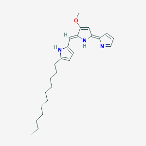 molecular formula C25H35N3O B1683453 Undecylprodigiosin CAS No. 52340-48-4