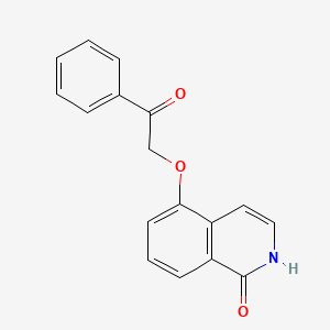 molecular formula C17H13NO3 B1683455 UPF 1069 CAS No. 1048371-03-4