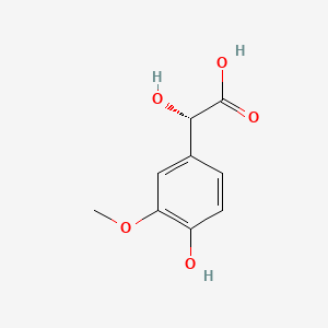 molecular formula C9H10O5 B1683476 (2S)-2-hydroxy-2-(4-hydroxy-3-methoxyphenyl)acetic acid CAS No. 13244-77-4