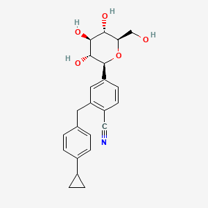 molecular formula C23H25NO5 B1683480 Velagliflozin CAS No. 946525-65-1