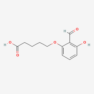 molecular formula C12H14O5 B1683481 Velaresol CAS No. 77858-21-0