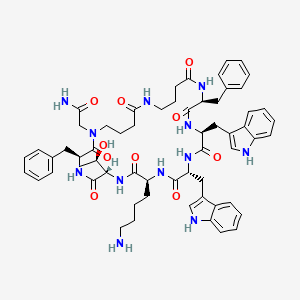 molecular formula C60H74N12O10 B1683482 Veldoreotide CAS No. 252845-37-7