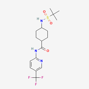 molecular formula C17H24F3N3O3S B1683484 维奈派利特 CAS No. 342577-38-2