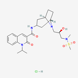 molecular formula C25H37ClN4O5S B1683486 Velusetrag hydrochloride CAS No. 866933-51-9