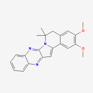 molecular formula C22H21N3O2 B1683506 YM-90709 CAS No. 163769-88-8